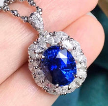 Load image into Gallery viewer, 4.81ct Unheated Cornflower Blue Sapphire