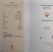 Load image into Gallery viewer, 0.54ct Unheated Pigeon Blood Ruby