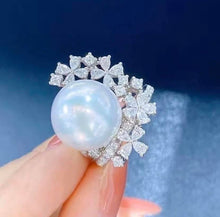 Load image into Gallery viewer, 14-15mm Aurora Australian White South Sea Pearl, Full Round, Flawless