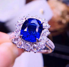 Load image into Gallery viewer, 4.02ct Unheated Royal Blue Sapphire
