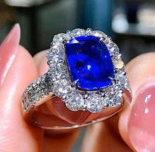 Load image into Gallery viewer, 4.15ct Unheated Royal Blue Sapphire