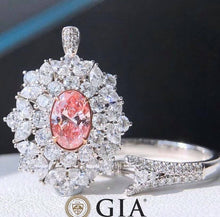 Load image into Gallery viewer, 0.7ct Very Light Pink Diamond