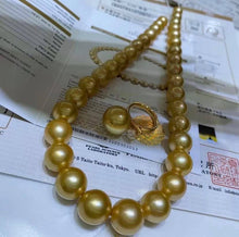 Load image into Gallery viewer, 9.9-14.5mm Chakin Pearls, Full round, Excellent Luster, Insignificant Flaw!