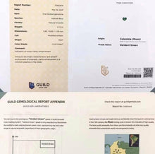 Load image into Gallery viewer, 0.72ct COLUMBIA MUZO MINE, VERDANT Green Emerald