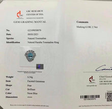 Load image into Gallery viewer, 2.74ct Neon Blue Paraiba