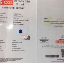 Load image into Gallery viewer, 4.15ct Unheated Cornflower & Royal Blue Sapphire