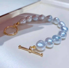 Load image into Gallery viewer, 8.5-11.5mm Australian White Baroque Pearl. Excellent Luster!!