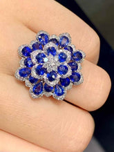 Load image into Gallery viewer, 4.2ct Royal Blue Sapphire Ring
