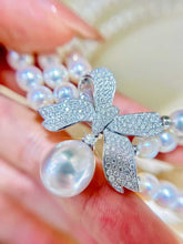 Load image into Gallery viewer, 6.5-7mm AKOYA Pearls, 11-12mm FLAWLESS Australian White Southsea Pearl
