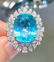 Load image into Gallery viewer, 8.55ct Neon Blue Paraiba Ring
