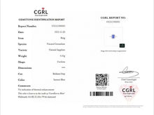 Load image into Gallery viewer, 2.68ct Unheated Cornflower Blue Sapphire
