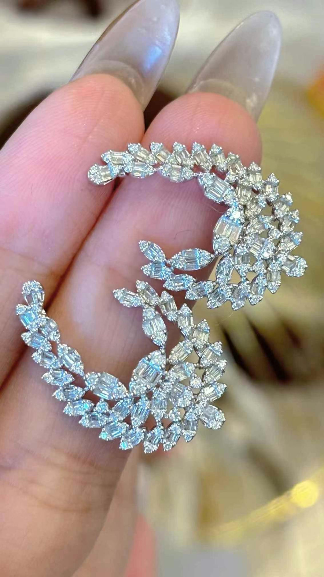 1.57ct Diamond Earring