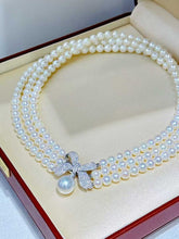 Load image into Gallery viewer, 6.5-7mm AKOYA Pearls, 11-12mm FLAWLESS Australian White Southsea Pearl

