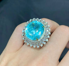 Load image into Gallery viewer, 18.88ct Neon Blue Paraiba
