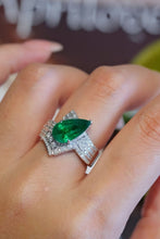 Load image into Gallery viewer, 3.11ct Vivid Green Emerald Ring
