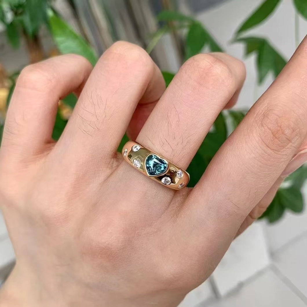 1.05ct Teal Sapphire