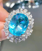Load image into Gallery viewer, 8.55ct Neon Blue Paraiba Ring
