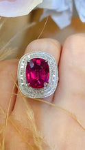 Load image into Gallery viewer, 6.76ct RUBELLITE Tourmaline Ring
