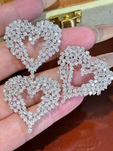 Load image into Gallery viewer, 3ct Diamond Heart Pendant
