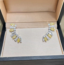 Load image into Gallery viewer, 1.46+0.987ct Yellow &amp; White Diamonds

