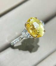 Load image into Gallery viewer, 5.07ct Unheated Yellow Sapphire
