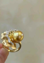 Load image into Gallery viewer, 12mm Top Quality Golden Southsea Pearl
