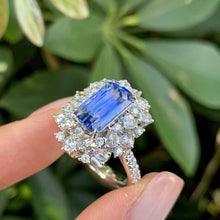 Load image into Gallery viewer, 4.18ct Unheated Cornflower Blue Sapphire
