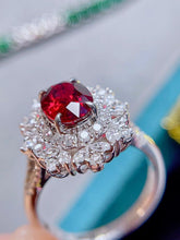 Load image into Gallery viewer, 2.05ct Unheated Pigeon Blood Ruby Ring
