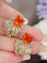 Load image into Gallery viewer, 11ct Fanta Garnet Earrings
