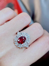 Load image into Gallery viewer, 2.05ct Unheated Pigeon Blood Ruby Ring
