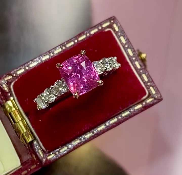 2.09ct Unheated Pink Sapphire