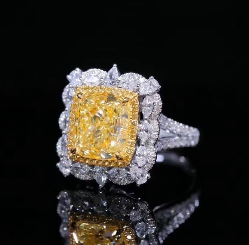 Collector’s Piece - 5ct Fancy Yellow Diamond