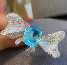 Load image into Gallery viewer, 7.32ct Neon Blue Paraiba, GLASSY &amp; CLEAN!!
