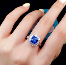 Load image into Gallery viewer, 3.25ct Unheated Cornflower Blue Sapphire
