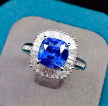 Load image into Gallery viewer, 3.25ct Unheated Cornflower Blue Sapphire
