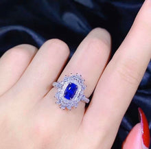 Load image into Gallery viewer, 1.1ct Unheated Vivid Royal Blue Sapphire
