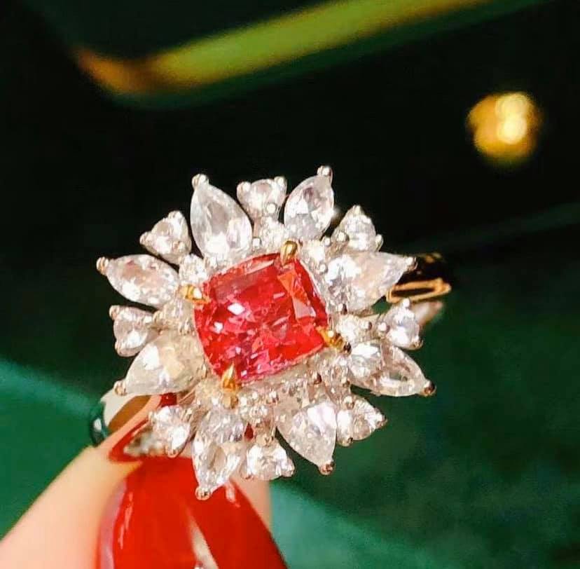 1ct Unheated Padparadscha Sapphire