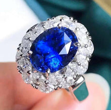 Load image into Gallery viewer, 4.81ct Unheated Cornflower Blue Sapphire
