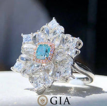 Load image into Gallery viewer, 0.62ct FANCY LIGHT BLUISH GREEN, IF DIAMOND!
