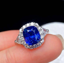 Load image into Gallery viewer, 4.12ct Unheated Cornflower Blue Sapphire
