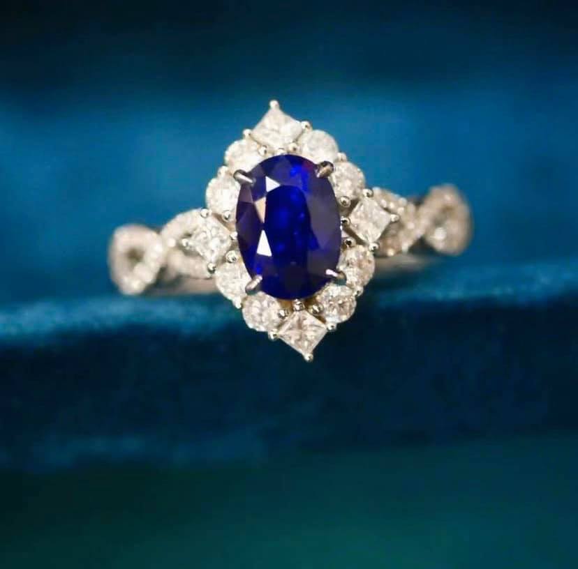 1.11ct Royal Blue Sapphire