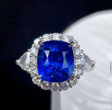 Load image into Gallery viewer, 4.12ct Unheated Cornflower Blue Sapphire
