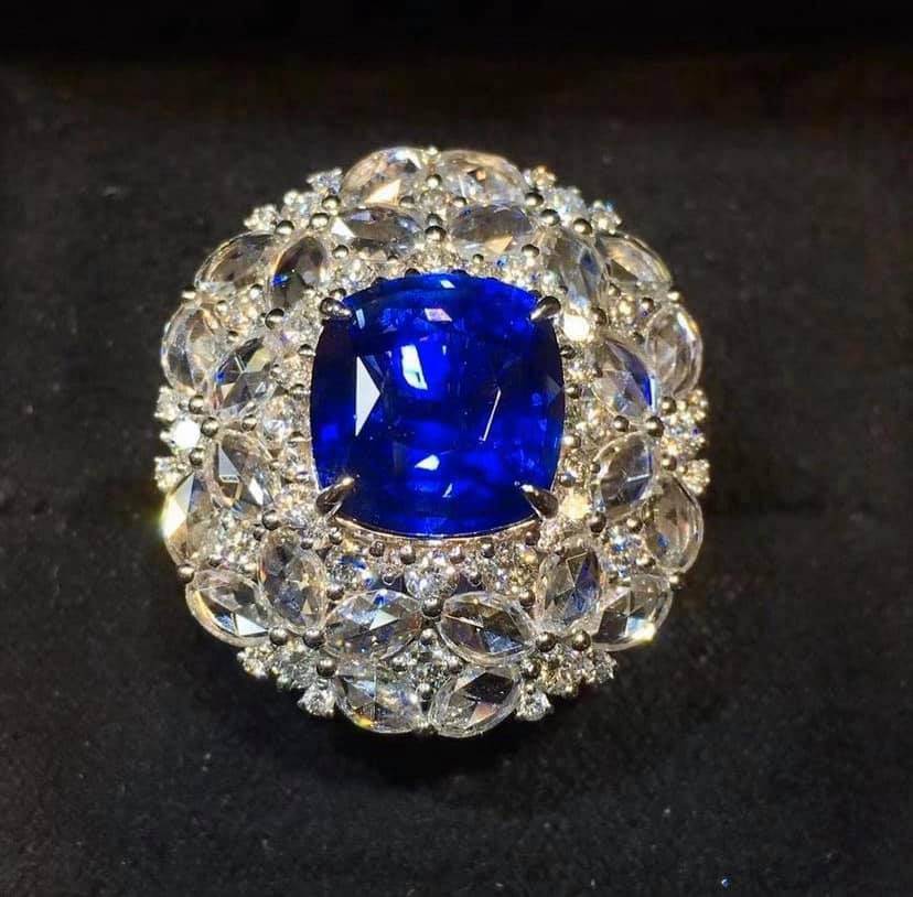 6.2ct Unheated Royal Blue Sapphire