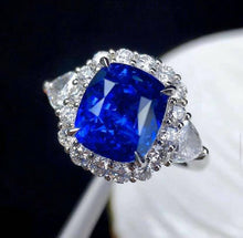 Load image into Gallery viewer, 4.12ct Unheated Cornflower Blue Sapphire
