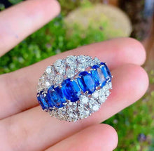 Load image into Gallery viewer, 6.43ct Blue Sapphire
