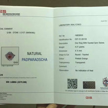Load image into Gallery viewer, 2.21ct Unheated Padparadscha Sapphire
