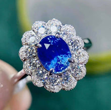 Load image into Gallery viewer, 1.1ct Unheated Cornflower Blue Sapphire
