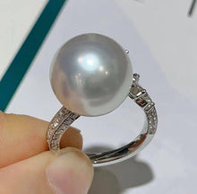 Load image into Gallery viewer, 14.1mm Australian White South Sea Pearl. Full Round, Excellent Luster, FLAWLESS!
