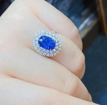 Load image into Gallery viewer, 3.36ct Unheated Royal Blue Sapphire
