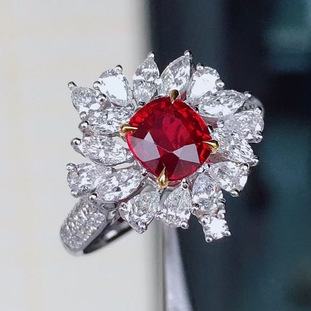 1.05ct Unheated Pigeon Blood Ruby